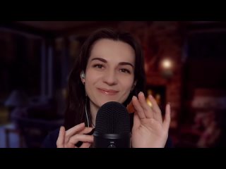 special asmr ~ multi-layer asmr for sleep and tranquility close inaudible whisper sounds of a fireplace and a brush on the face